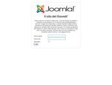 Tablet Screenshot of giovedi.org